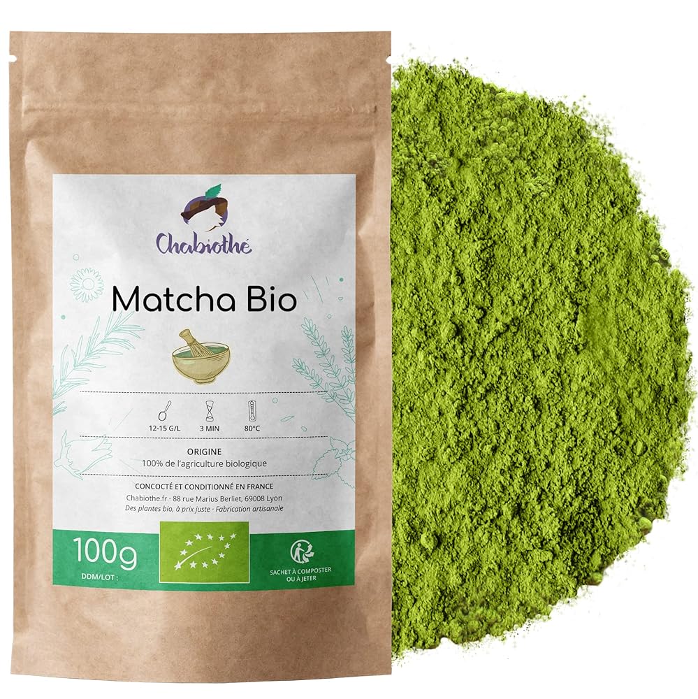 Chabiothé Matcha Dégustation Bio 100g