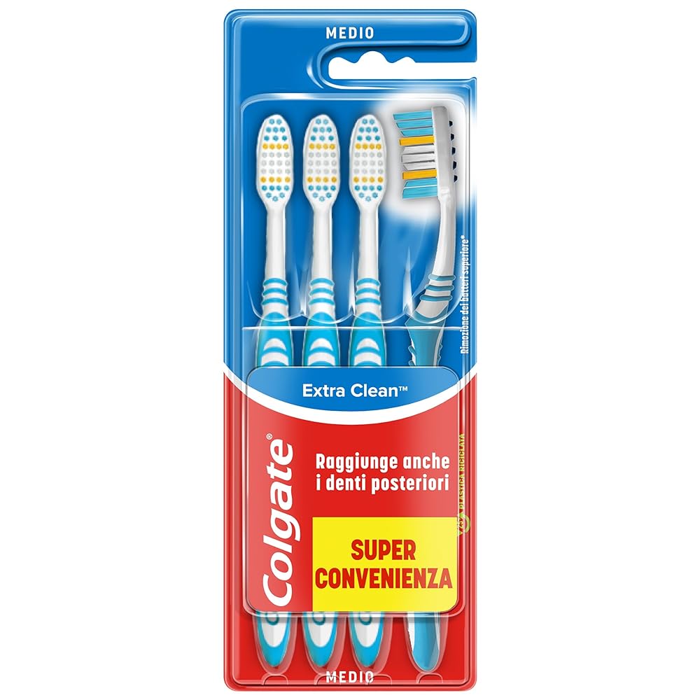 Colgate Extra Clean Medium Toothbrush, ...