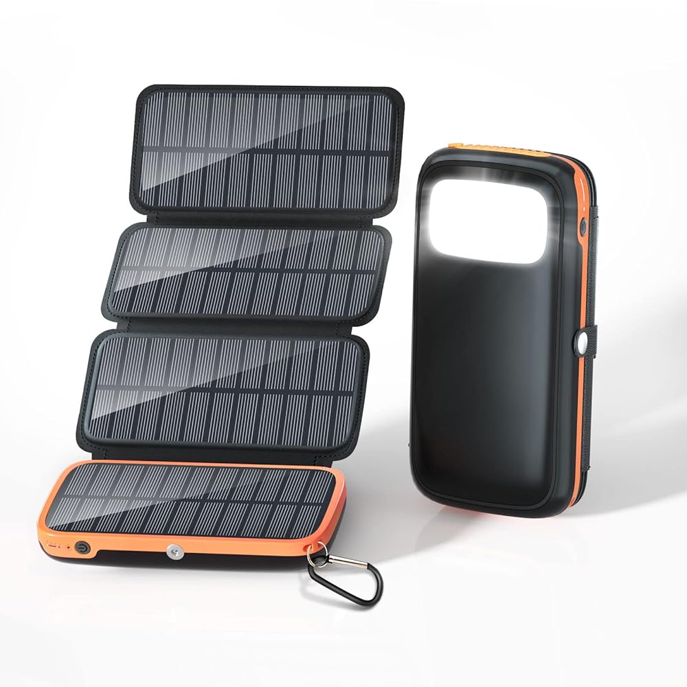 CONXWAN Solar Charger 26800mAh - USB C Power Bank