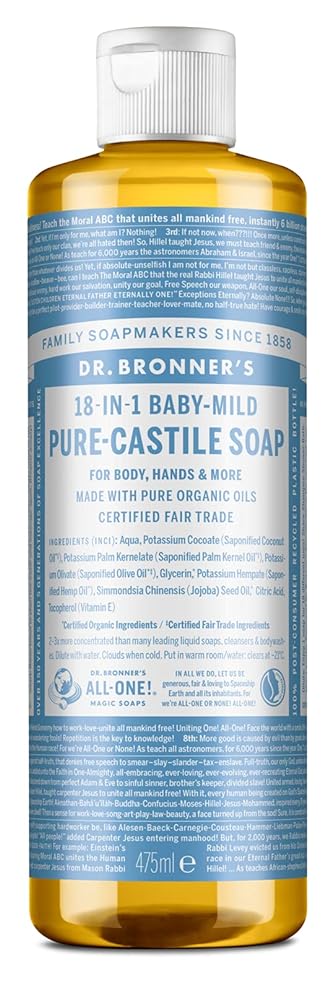 Dr. Bronner's Baby Mild Castile Soap 475 ML