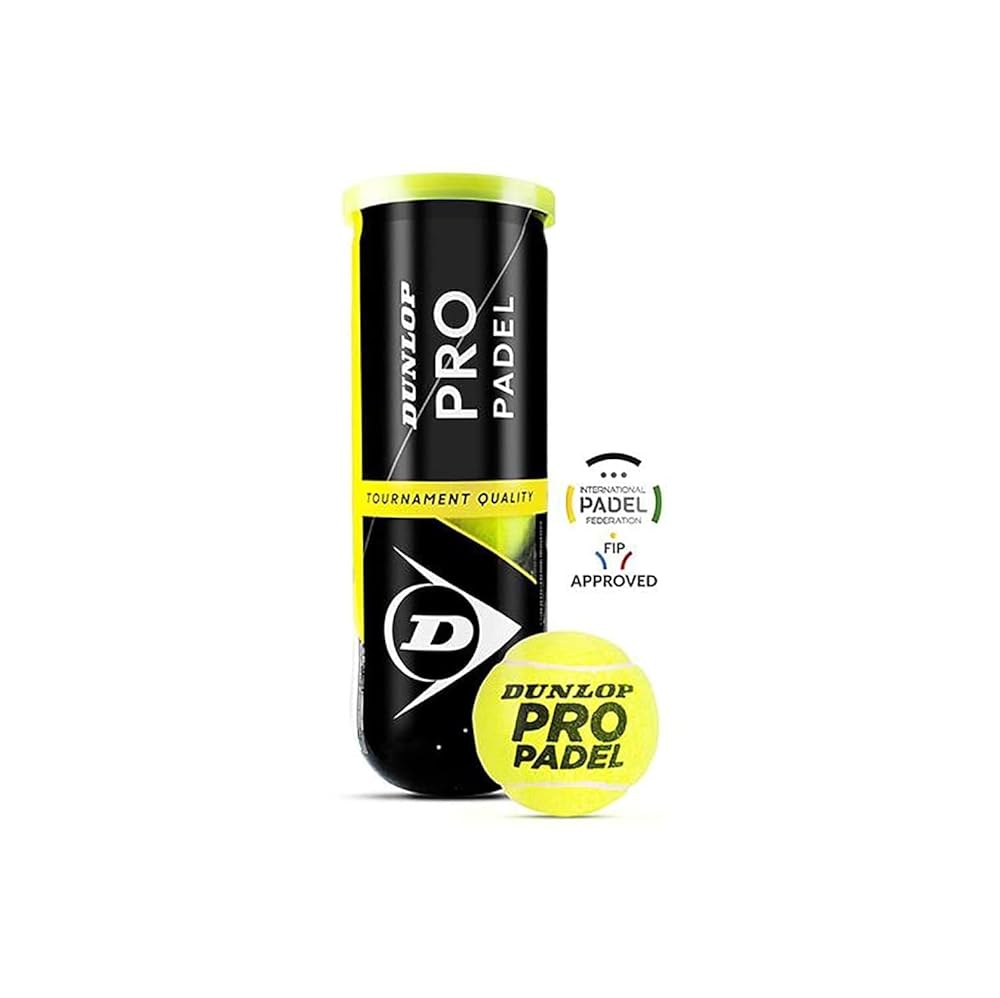 DUNLOP Pro Padel Balls - 3 Pack