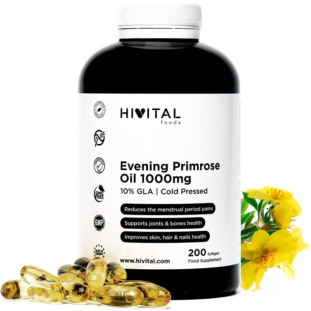 Evening Primrose Oil 1000mg | Cold Pres...