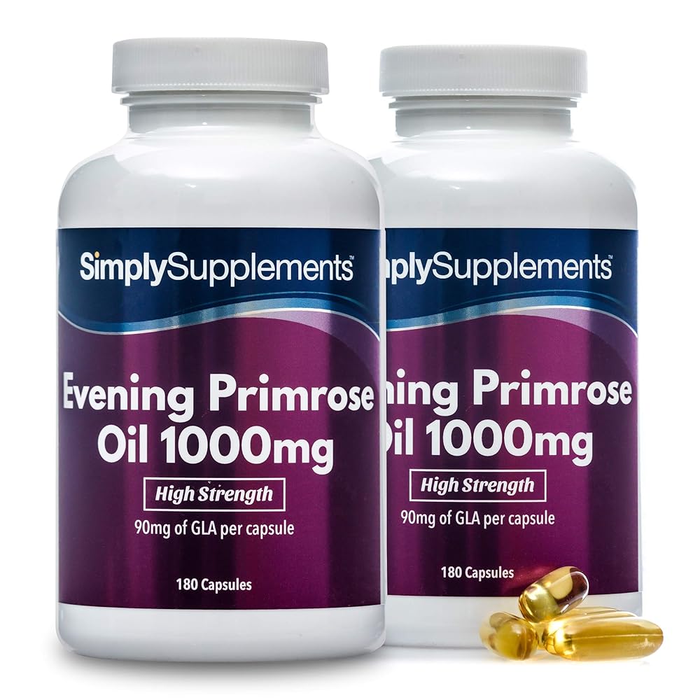 Evening Primrose Oil Capsules | 1000mg ...