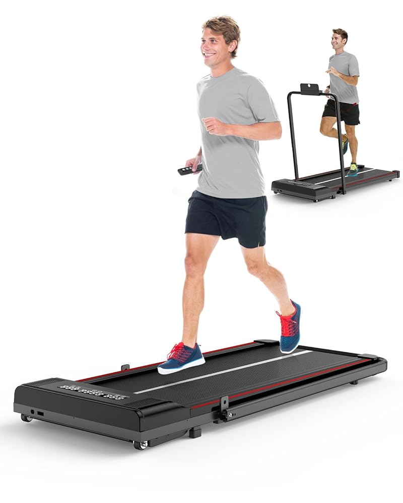 Folding Electric Treadmill 2-in-1, Walking Pad