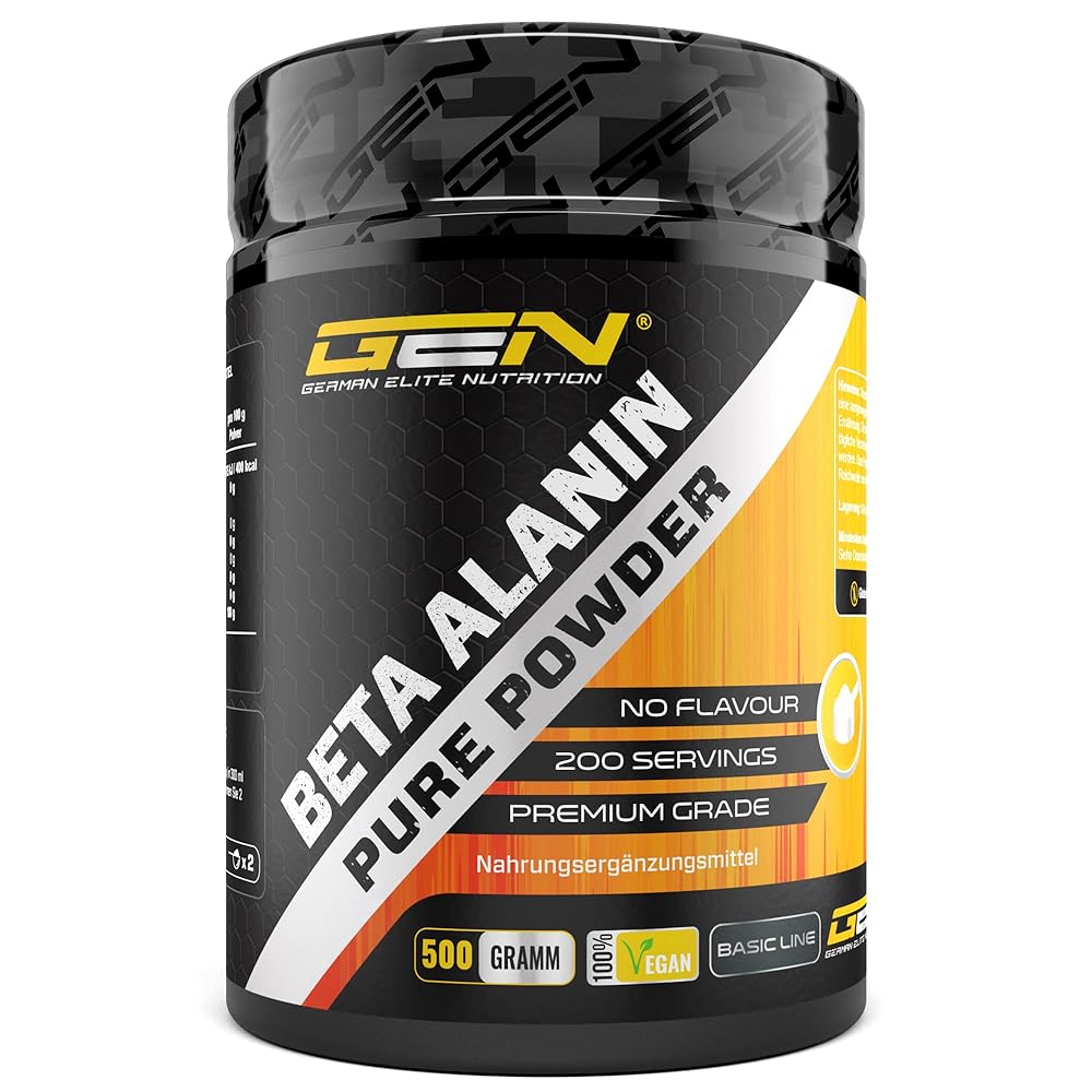 German Elite Nutrition Bêta Alanine - 500g Pure Powder