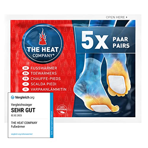 Heat Company Foot Warmers - 5 Pairs - Extra Warm - A...