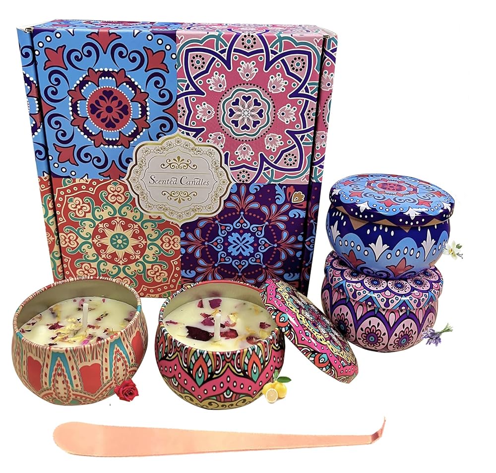 HorBous Soy Candle Gift Set