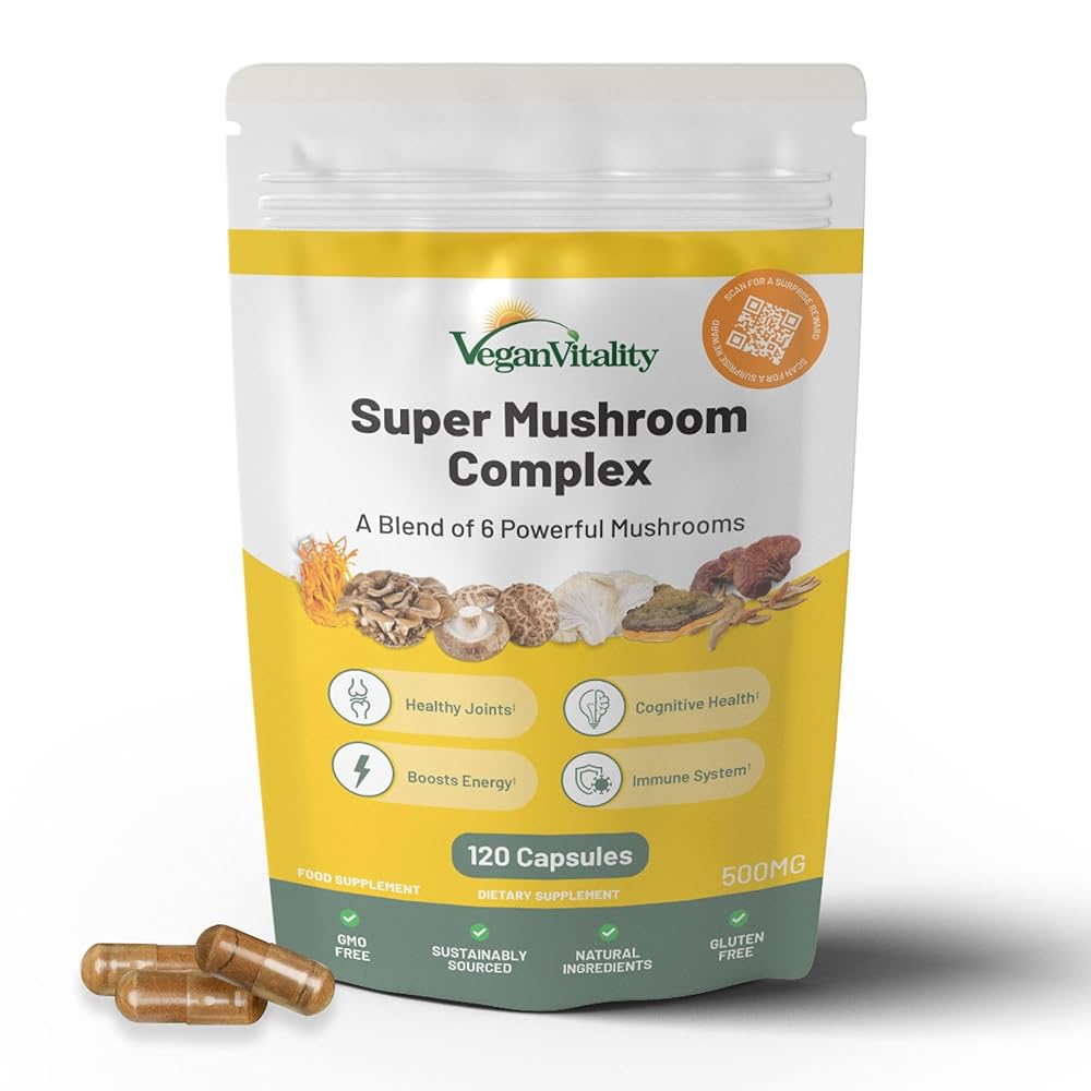 Immunity Boosting Mushroom Supplement &...