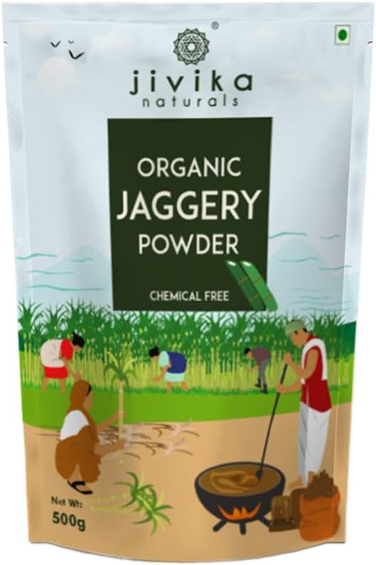 Jivika Organics Jaggery Powder 500g