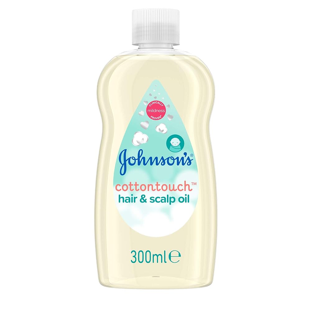 Johnson's Baby Hair & Scalp Oil, Cotton-infused,...