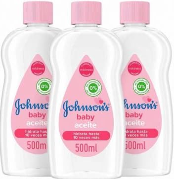 Johnson’s Baby Oil – 3x 500ml