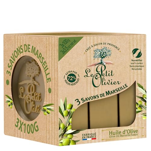 Le Petit Olivier Marseille Soaps - Olive Oil - Grass...