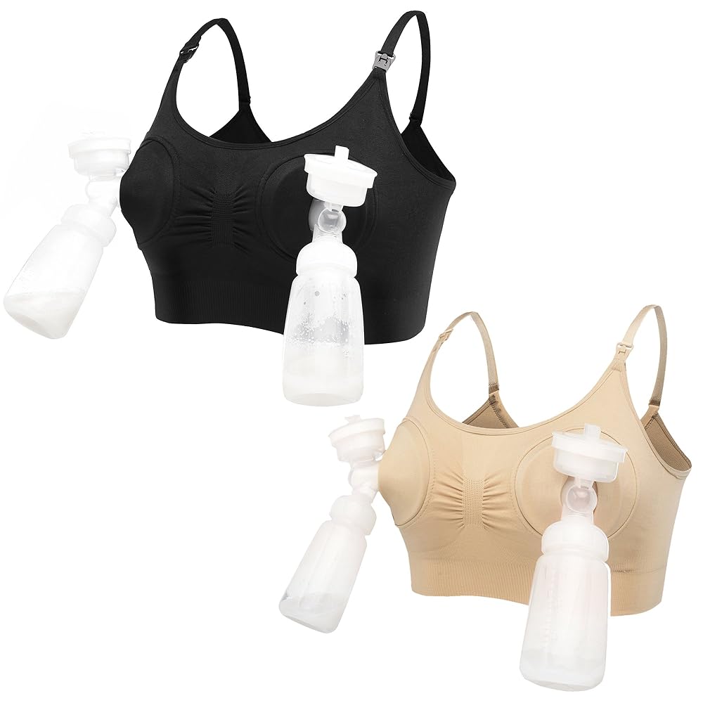 Maternity Hands-Free Nursing Bra - 2 Pairs