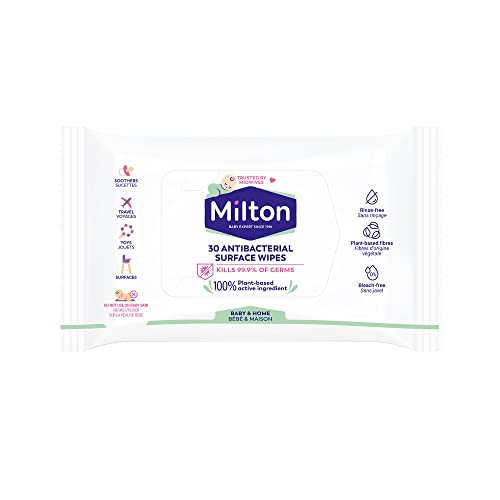 Milton Disinfectant Wipes - Alcohol-free, Biodegrada...