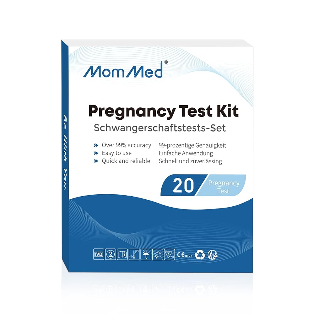 MOMMED Pregnancy Test, 25 mIU/ml Sensit...