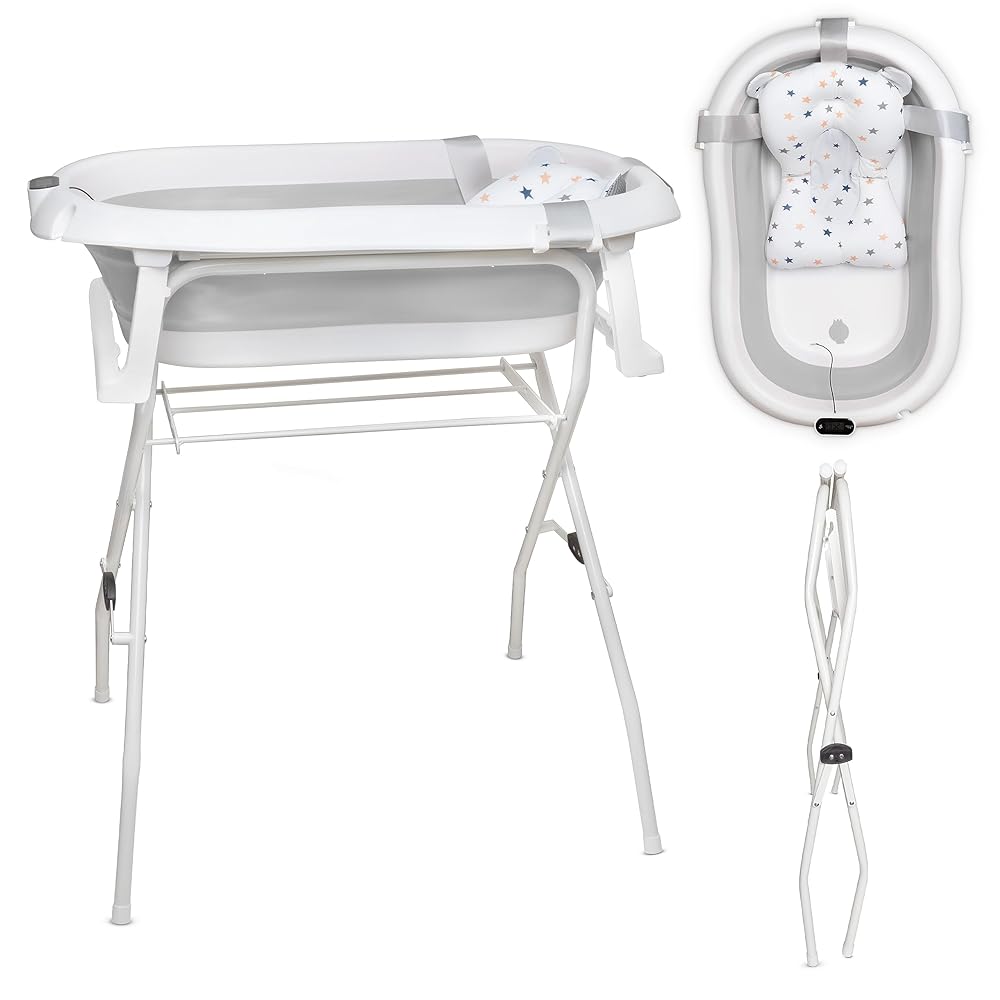 moovkee Baby Bathtub with Stand and Acc...