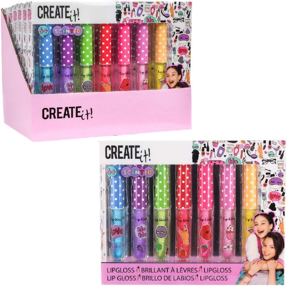 Multicolored Lip Gloss Set for Girls