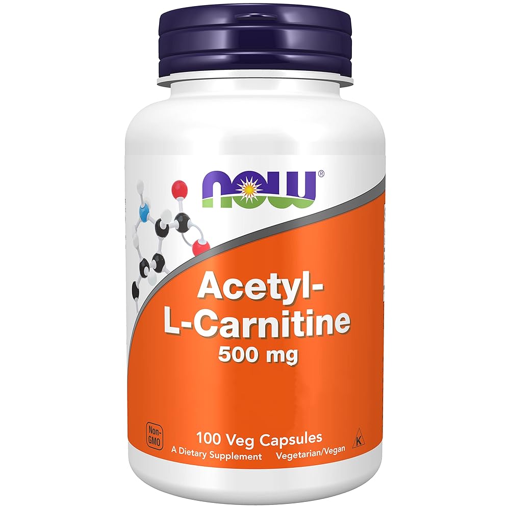 Now Foods Acetyl-L-Carnitine 500mg Capsules