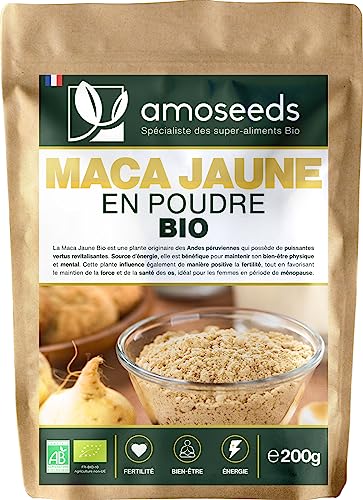 Organic Maca Jaune Powder | Peruvian Maca Root | Fer...