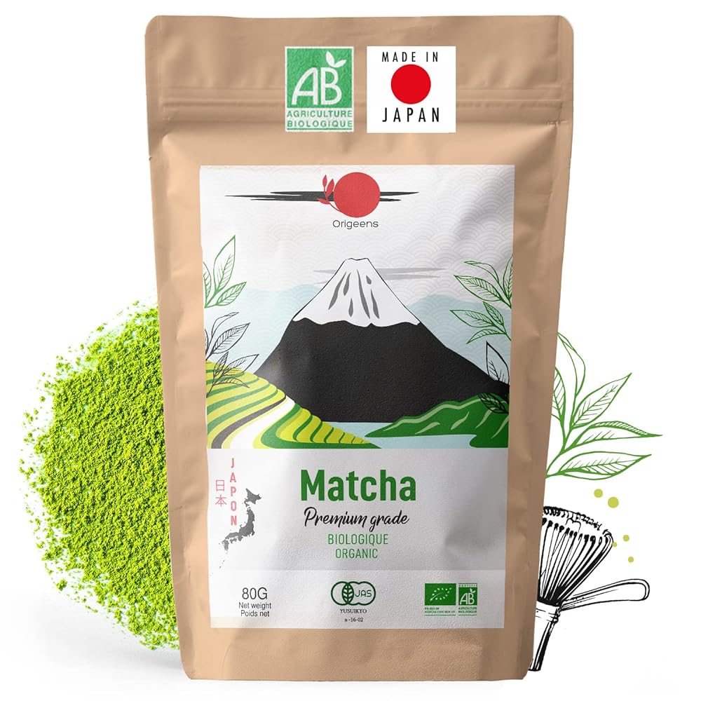 ORIGEENS Japanese Organic Matcha Tea