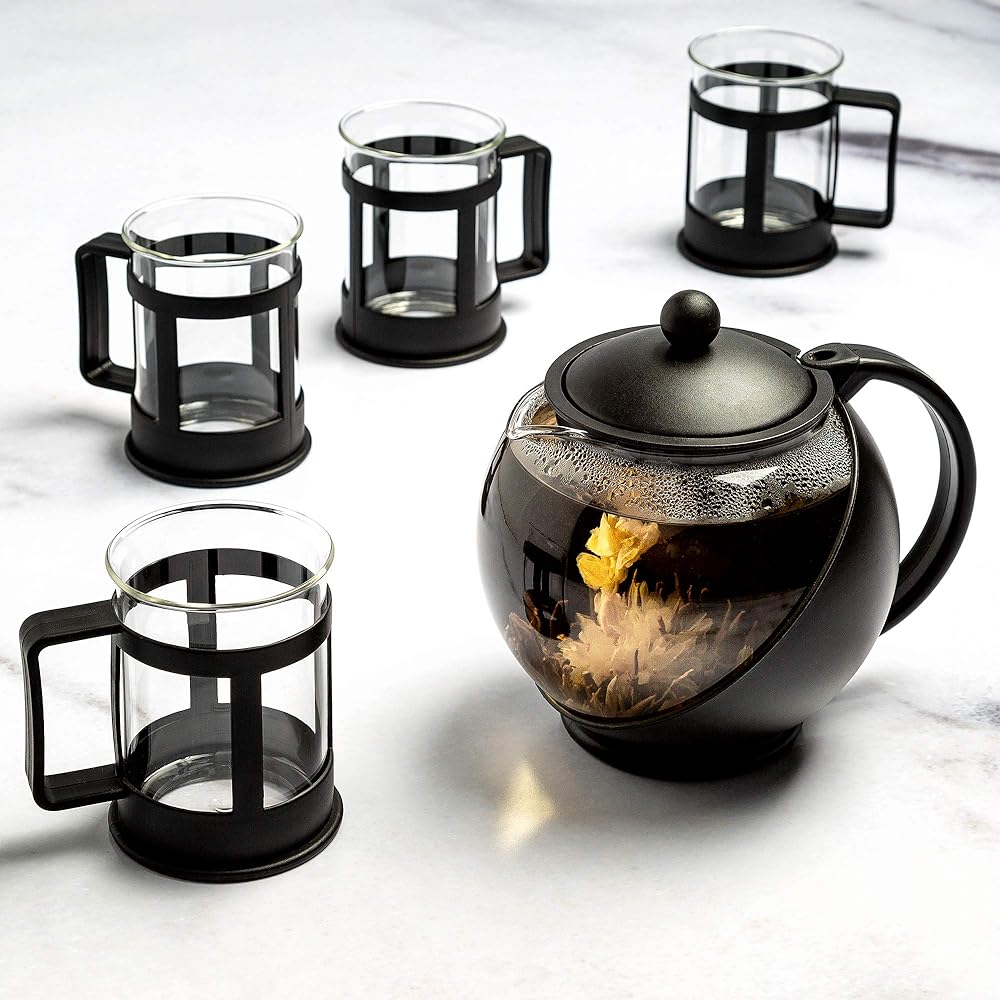 Primula Glass Teapot with Removable Infuser, 1.2L, S...