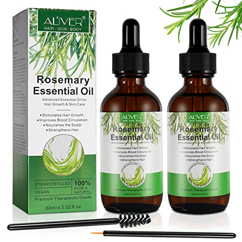 Pure Rosemary Essential Oil for Hair an...