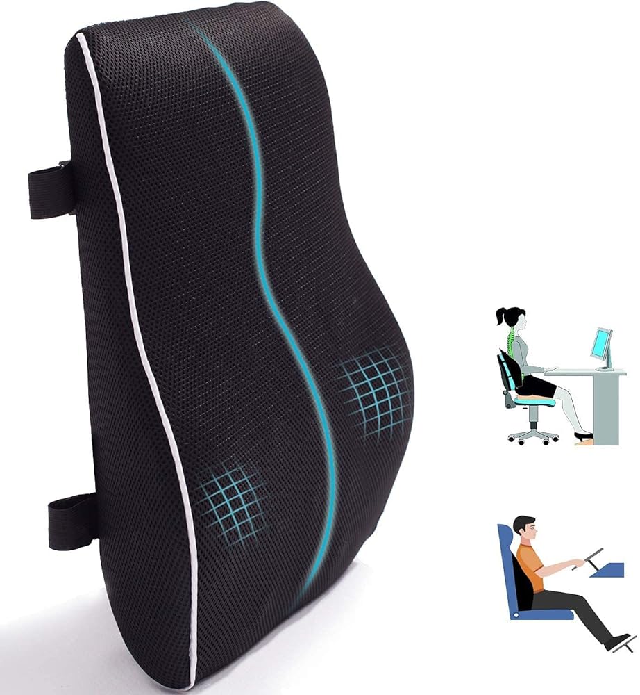 Qutool Car Backrest Cushion – Mem...