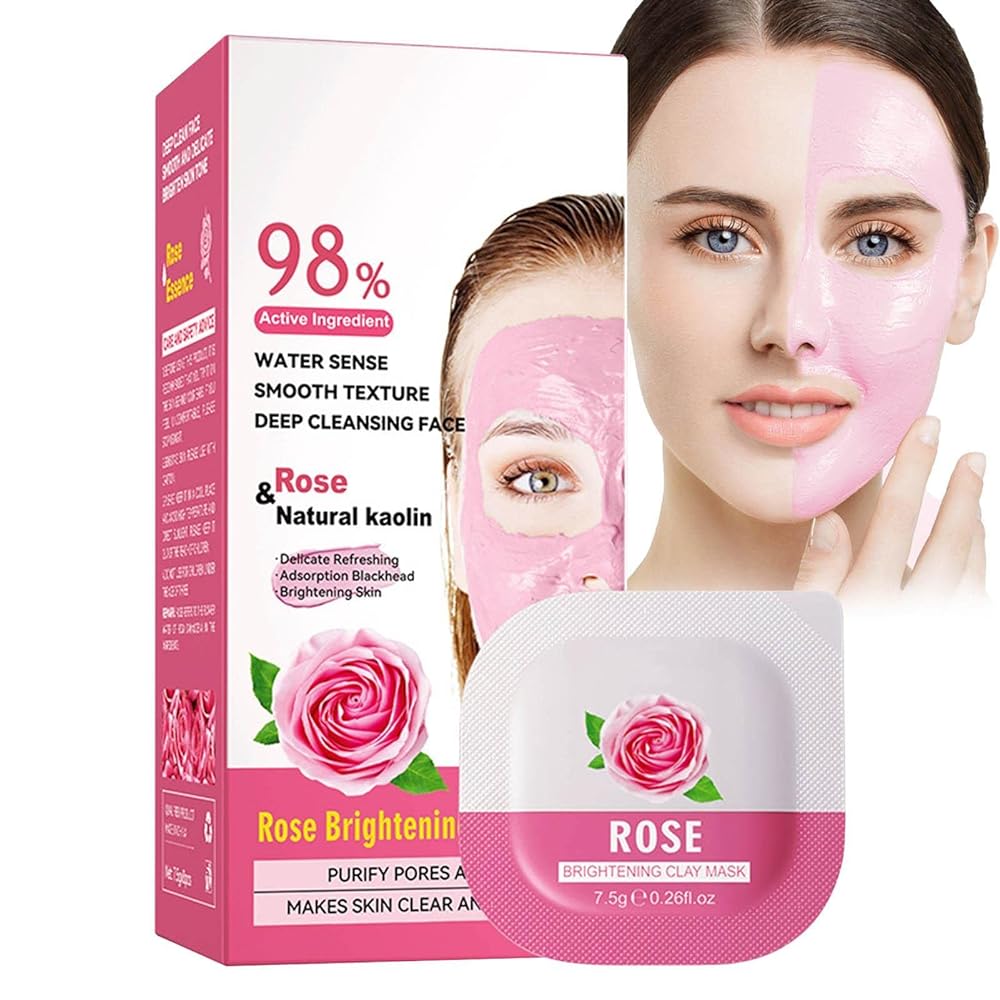 Rose Clay Mud Mask | Hydrating Brighten...