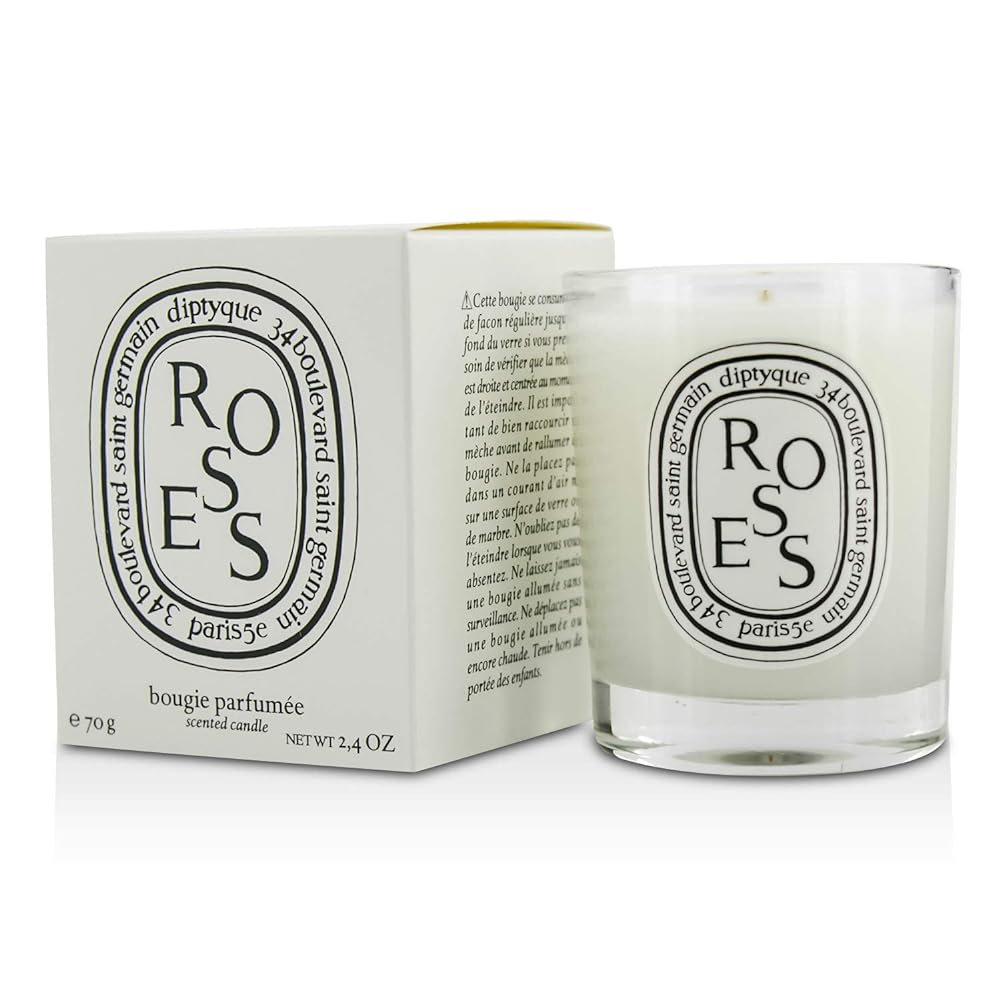 Roses Scented Candle – 70g/2.4oz