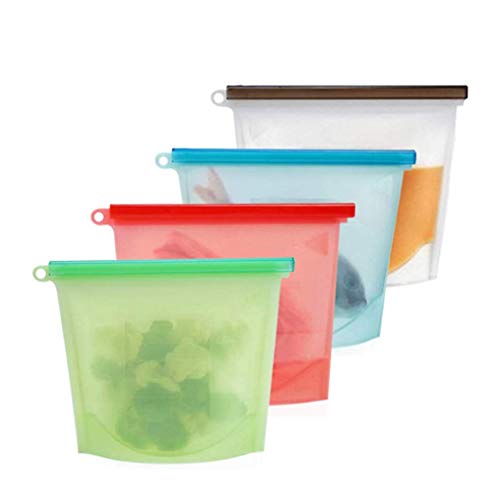 SOOJET Reusable Silicone Food Storage Bags