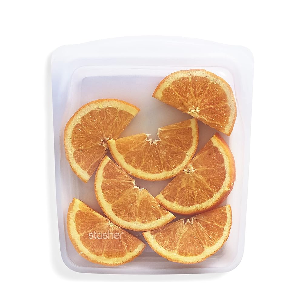 Stasher Reusable Silicone Storage Bag &...