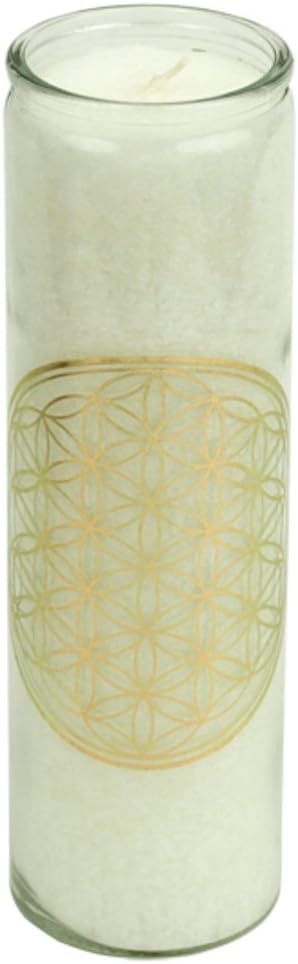 Stearin Candle - 100 Hours - Flower of Life