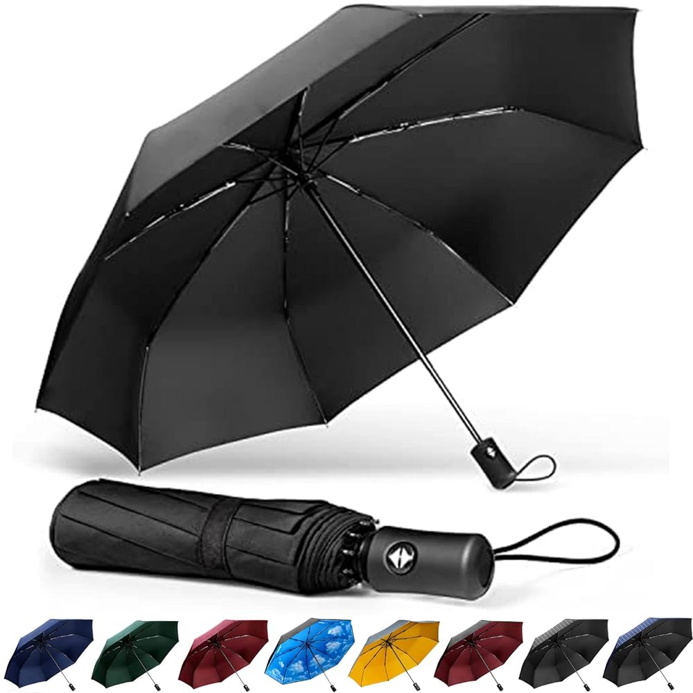 TechRise Compact Folding Umbrella