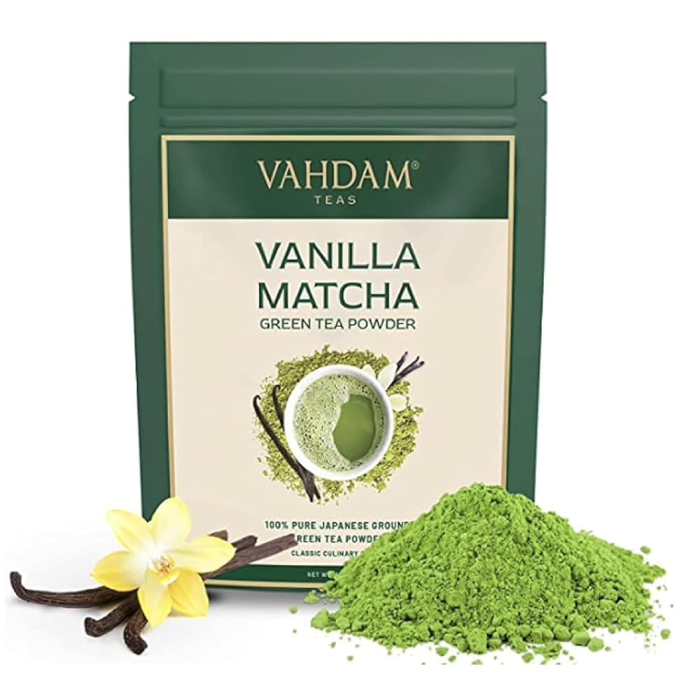 VAHDAM Matcha Green Tea Powder with Van...