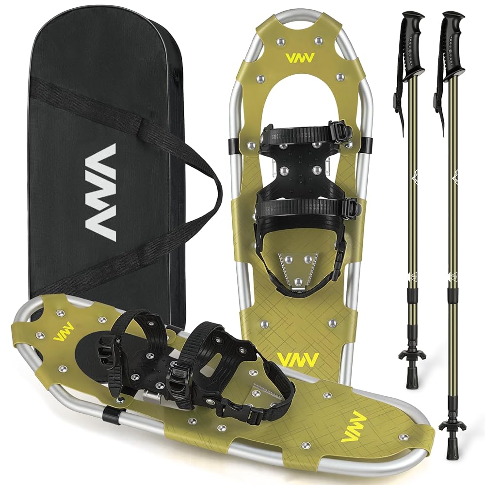 VNV 2023 Aluminum Snowshoes - Lightweight for Men, W...