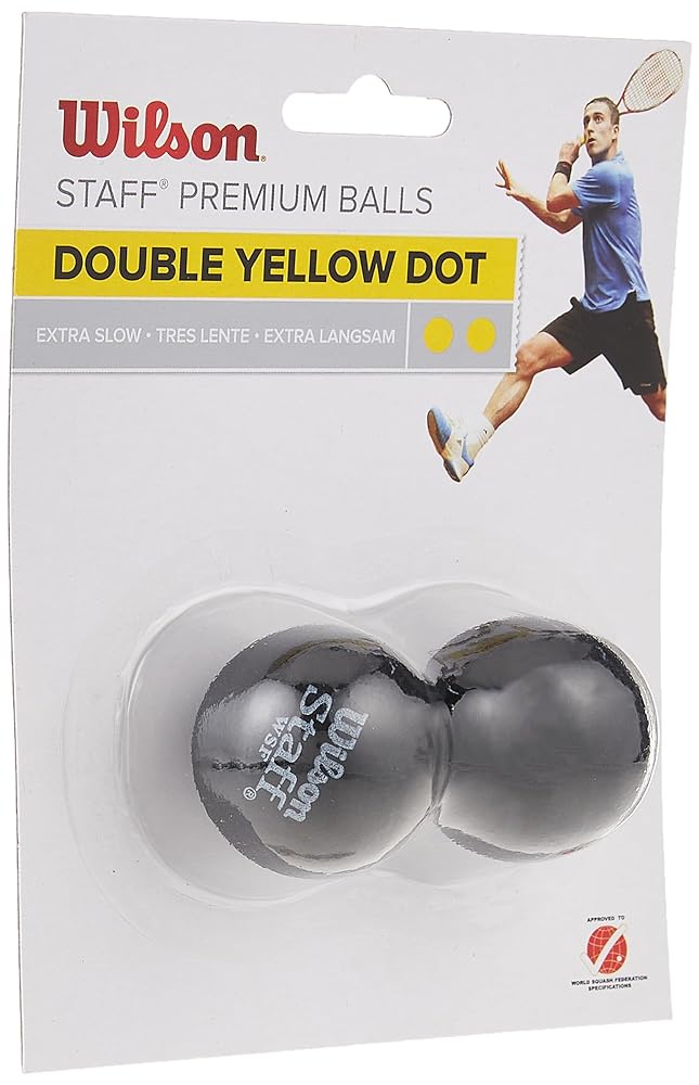 Wilson Squash Ball, Staff, Blue/Black