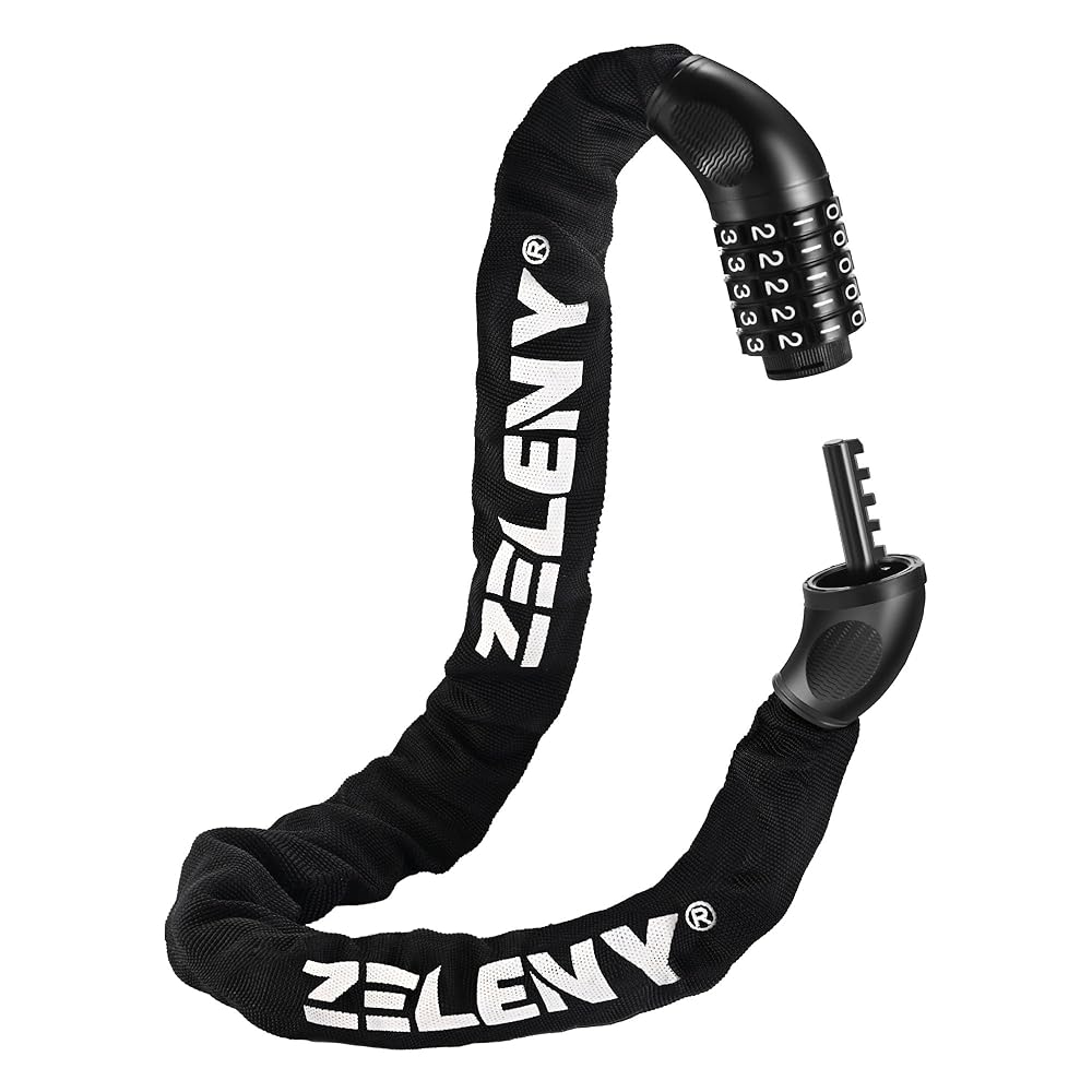 ZELENY 5-Digit Bicycle Chain Lock - High Security