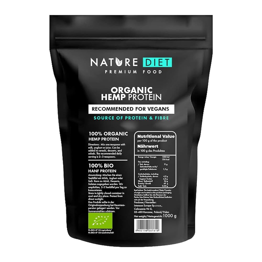 Organic Hemp Protein by Nature Diet