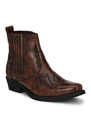 Delize Men's Cowboy Ankle Boots