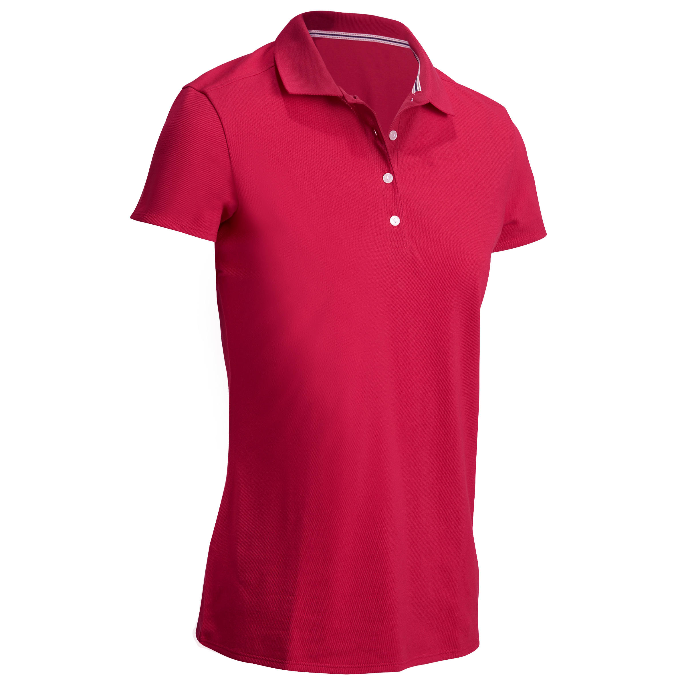 INESIS - Women's Golf Polo T-Shirt 500 Raspberry