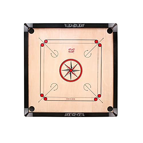 DSB Superior Finish Full Size Carrom Board