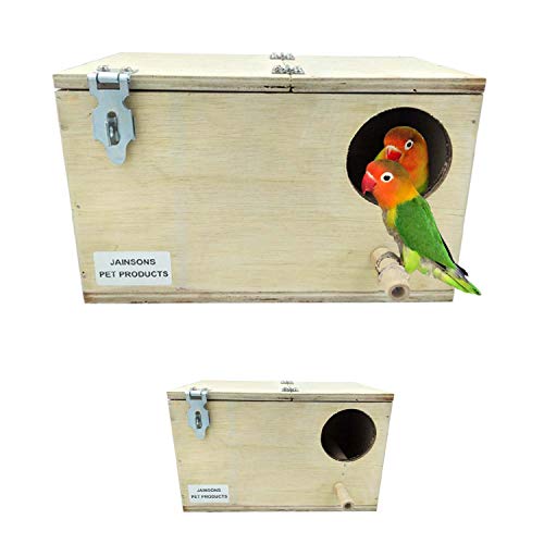 Jainsons Pet Products Bird House Breeding Box Wooden...