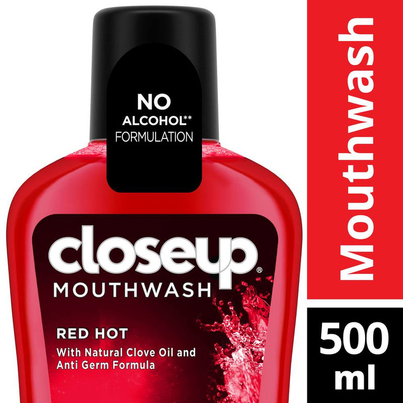 Closeup Mouthwash