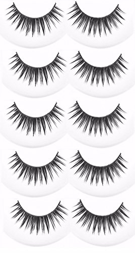 FOK Soft Natural Black Thick Long False Eyelashes