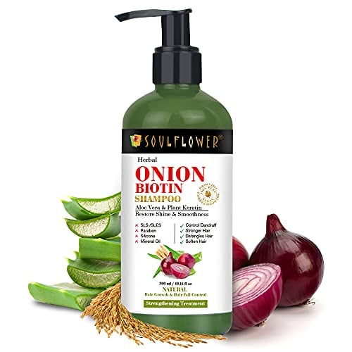 Soulflower Onion Biotin Shampoo