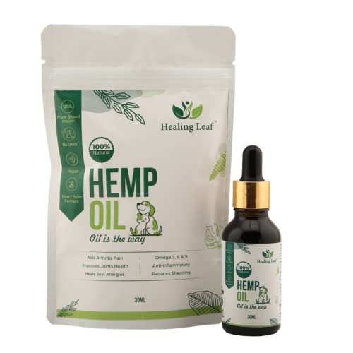 Healing Leaf Hemp Seed Oil for Pet Skin...