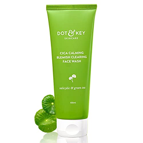 Dot & Key CICA Face Wash for Acne Prone Skin, 2%...