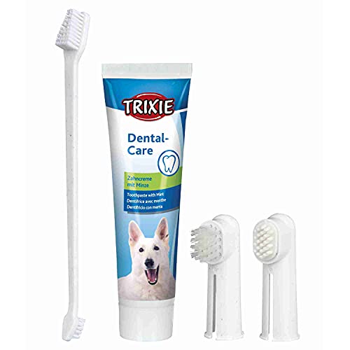 Trixie Dog Dental Hygiene Kit with Toot...