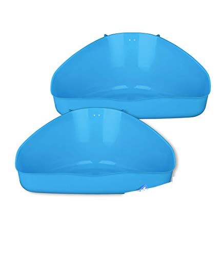 TRIXIE Plastic Corner Toilet for Rabbit – Pack of 2