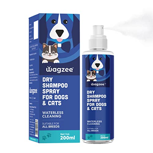 Wagzee Dry Shampoo for Dogs & Cats ...